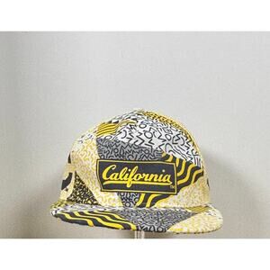 California Golden Bears Go Bears Graphic Design Yellow Snapback Adjustable Hat